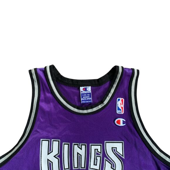 Vintage Sacramento Kings Champion Jersey - Youth Large - Picture 2 of 3